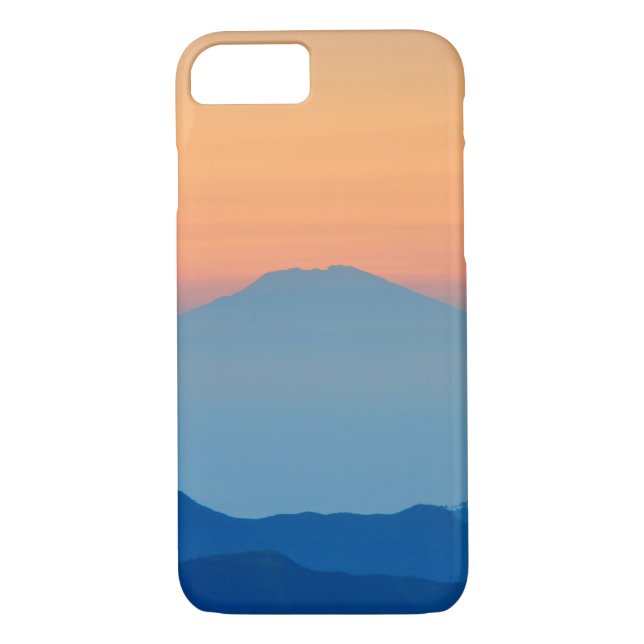 Sunset Mountains Abstract Landscape Case-Mate iPhone Case (Back)