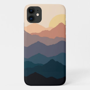 Sunset Mountains Skyline Cell Phone Case