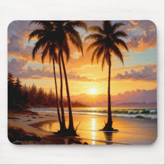 sunset mouse mat