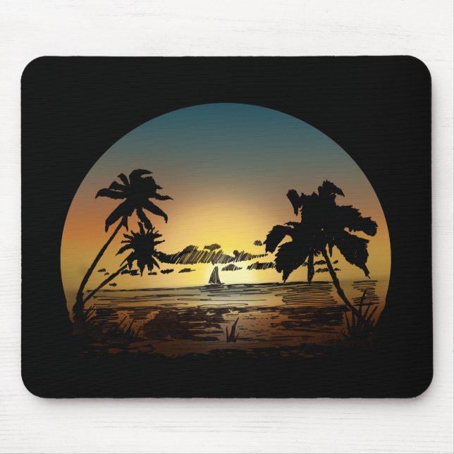 Sunset Mouse Mat (Front)