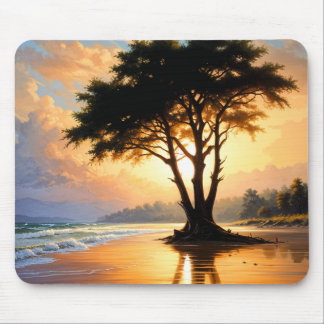 sunset mouse mat
