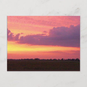 Sunset ... my own 2004 postcard