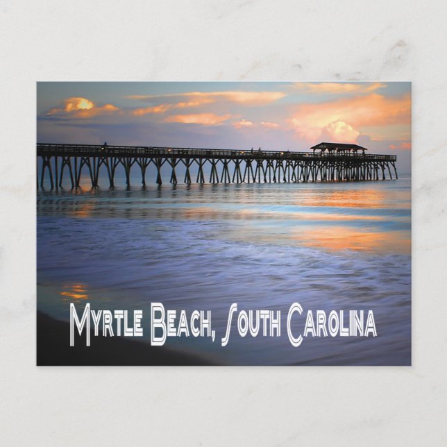 Sunset Myrtle Beach, South Carolina Postcard, USA Postcard (Front)
