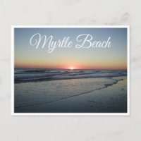 Sunset Myrtle Beach, South Carolina Postcard, USA