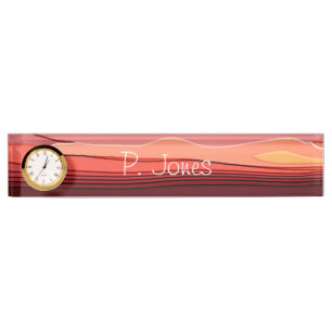 SUNSET NAMEPLATE
