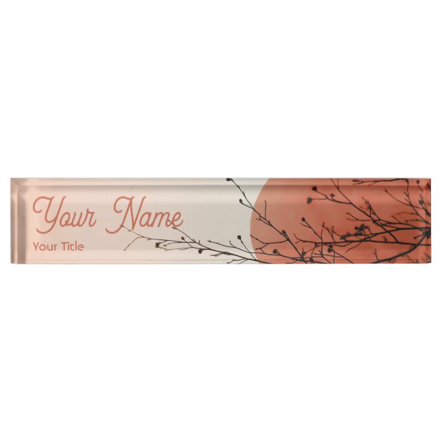 sunset  nameplate (Front)