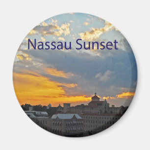 Sunset, Nassau Bahamas Magnet