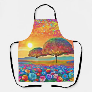 Sunset Nature's Kaleidoscope  Apron
