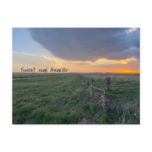 Sunset near Amarillo Texas