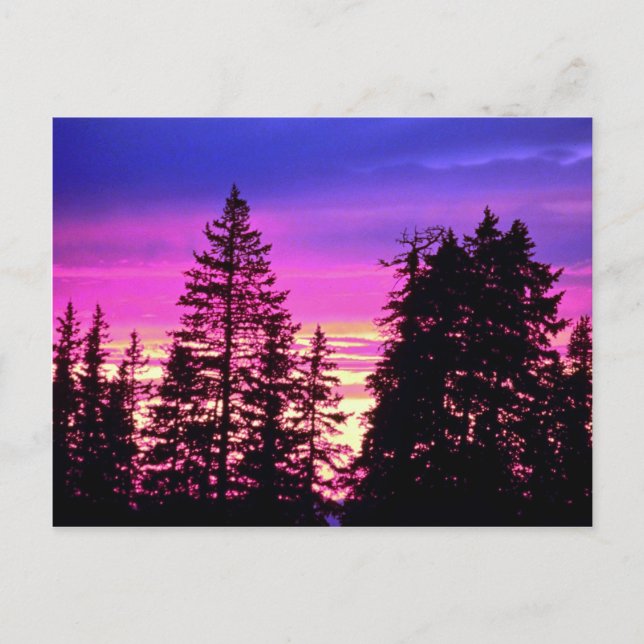 Sunset near Cedar Breaks National Monument, Brian Postcard (Front)