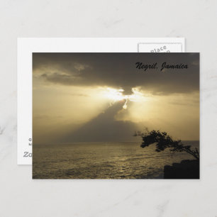 Sunset:Negril, Jamaica Postcard