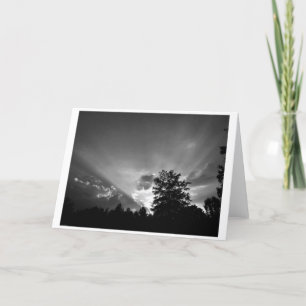 Sunset / Noir, card