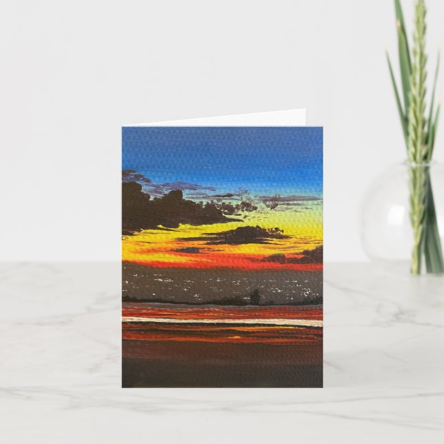 Sunset Note Card (Front)