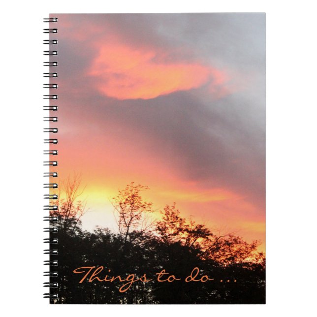 Sunset Notebook (Front)