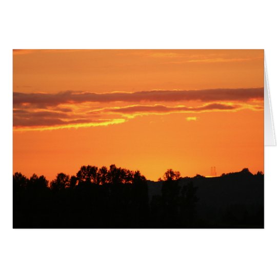Sunset Notecard