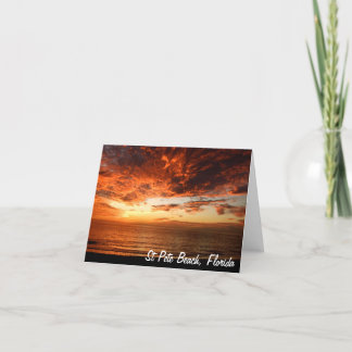 Sunset Notecard - Customised