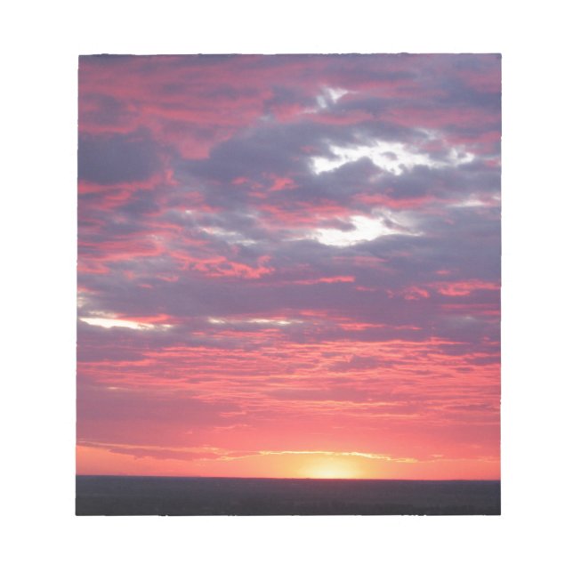 sunset notepad (Front)
