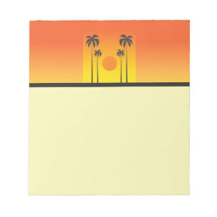 Sunset Notepad