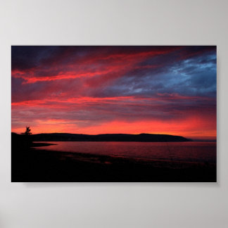 Sunset Nova Scotia Poster