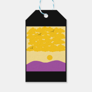 Sunset o' Purple Hills  Gift Tags