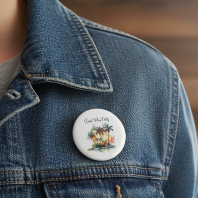 Sunset Oasis, custom 3 Cm Round Badge (Creator Uploaded)
