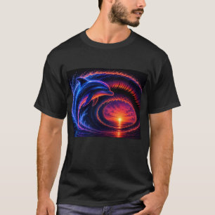 Sunset Ocean Dolphin T-Shirt