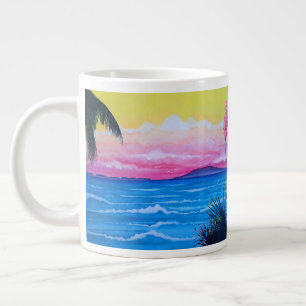 Sunset Ocean Large Coffee Mug