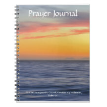 Sunset Ocean Meditation Prayer Journal