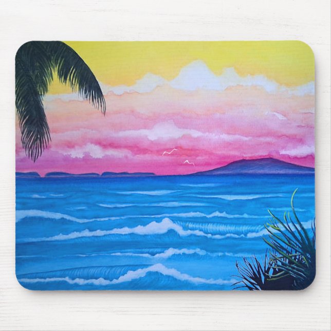 Sunset Ocean  Mouse Mat (Front)