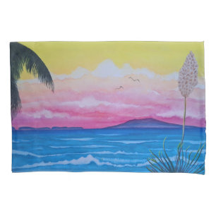 Sunset Ocean  Pillowcase