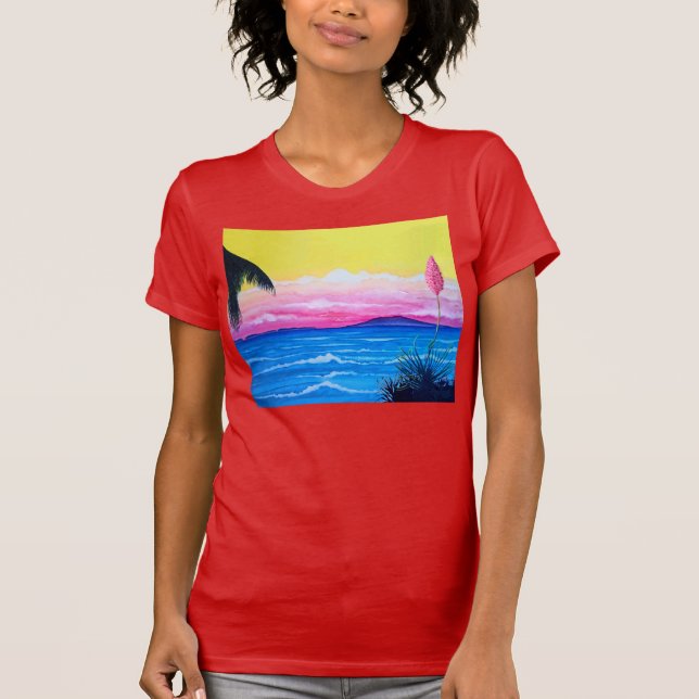Sunset Ocean T-Shirt (Front)