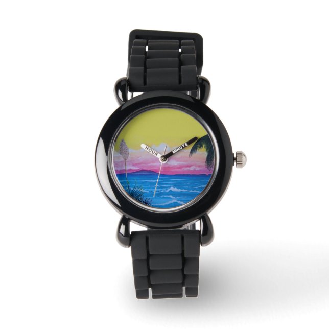 Sunset Ocean  Watch (Front)