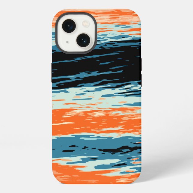 Sunset/Ocean/Wave/Sea iPhone Case (Back)