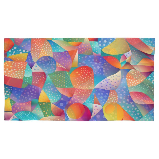 Sunset Ocean Waves Pillowcase (Front-Left)