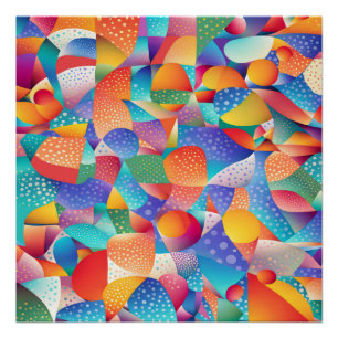 Sunset Ocean Waves Poster