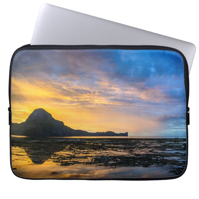 Sunset Of Bay Of El Nido Laptop Sleeve (Front)