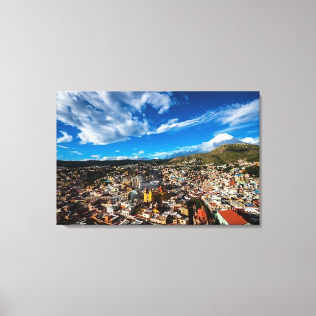 Sunset Of Guanajuato Canvas Print (Front)