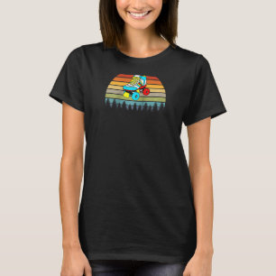 Sunset Off Retro Vintage Roller Derby Skating Part T-Shirt
