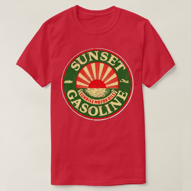 Sunset Oil and Gas T-Shirt (Design Front)