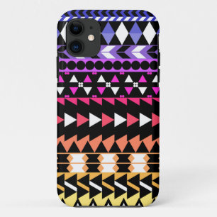 Sunset Ombre Aztec Pattern iPhone 11 Case