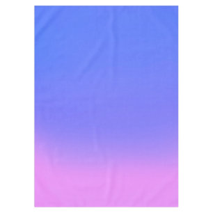 Sunset Ombre Pink & Blue Tablecloth