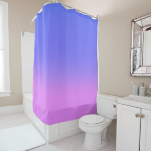 Sunset Ombre Pink & Purple  Shower Curtain