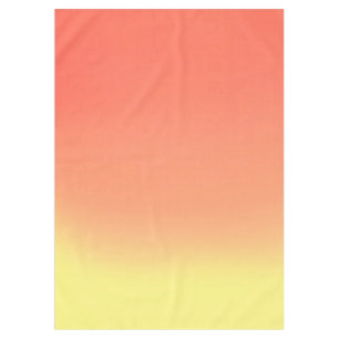 Sunset Ombre yellow & orange Tablecloth
