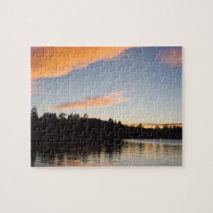 Sunset on Big Bear Lake puzzle