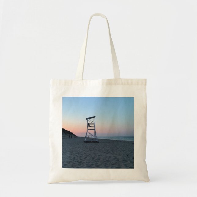 Sunset on Cape Cod Beach Tote Bag (Front)