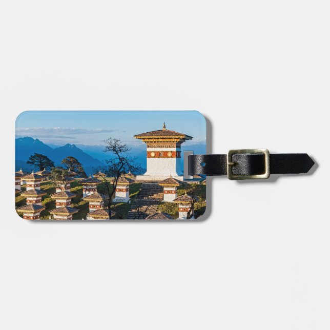 Sunset on Dochula Pass - Bhutan, Himalaya Luggage Tag (Front Horizontal)