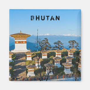 Sunset on Dochula Pass - Bhutan, Himalaya Magnet