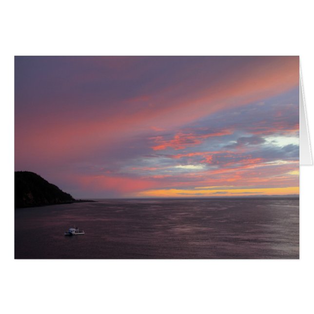 Sunset on Grand Manan (Front Horizontal)