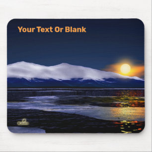 Sunset On Ice Mouse Mat