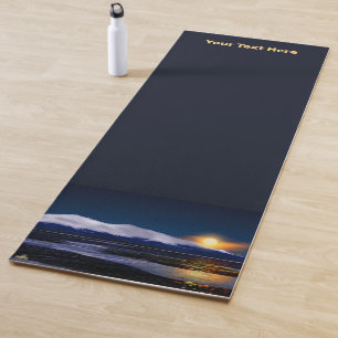 Sunset On Ice Yoga Mat